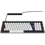 Sharkoon SKILLER SGK50 S2, gaming toetsenbord Wit, BE Lay-out, Gateron Brown, RGB leds, Hot-swappable