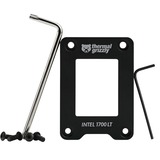 Thermal Grizzly CPU Contact Frame Intel 1700 LT houder Zwart, voor Intel moederborden met socket LGA1700