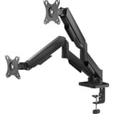 goobay Double Gas Spring monitorarm Zwart, 17 - 32 inch