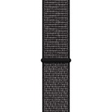 Apple Geweven sportbandje van Nike - Zwart (40 mm) horlogeband Grijs