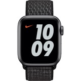 Apple Geweven sportbandje van Nike - Zwart (40 mm) horlogeband Grijs