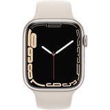 Apple Watch Series 7 smartwatch Zilver/beige, 45 mm, Aluminium, Wifi
