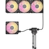 Corsair RX120 MAX RGB case fans Zwart, 3 stuks, 120 x 120 x 30 mm, PWM