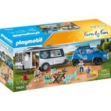 PLAYMOBIL Family Fun - Caravan met auto Constructiespeelgoed 71423