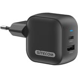 Sitecom 48W GaN Power Delivery oplader Zwart, 1x USB-C