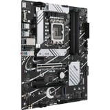 ASUS PRIME B760-PLUS D4 socket 1700 moederbord Zwart/zilver, RAID, 2,5Gb-LAN, Sound, ATX