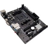 Biostar B450MHP socket AM4 moederbord Grijs, RAID, Gb-LAN, Sound, µATX