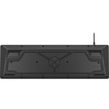 Corsair K55 CORE RGB gaming toetsenbord Grijs, BE lay-out (AZERTY), Rubberdome, 100%, RGB leds