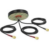 DeLOCK LTE MIMO Dualband WLAN Antenne Zwart