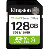 Kingston Canvas Select Plus 128 GB SDXC geheugenkaart UHS-I U1, Class 10, V10
