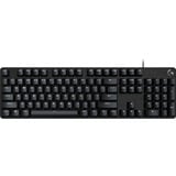 Logitech G413 SE mechanisch gaming toetsenbord Zwart, BE lay-out (AZERTY), 100%, Witte leds