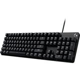 Logitech G413 SE mechanisch gaming toetsenbord Zwart, BE lay-out (AZERTY), 100%, Witte leds