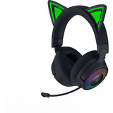 Razer Kraken Kitty V3 Pro over-ear gaming headset Zwart, RGB, 2.4 GHz / Bluetooth / USB