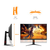 AOC CQ27G4Z2 27" curved gaming monitor Zwart/rood, 1x DisplayPort, 2x HDMI, 260 Hz / 400 Hz