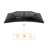AOC CQ27G4Z2 27" curved gaming monitor Zwart/rood, 1x DisplayPort, 2x HDMI, 260 Hz / 400 Hz