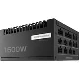 ASUS Pro WS Platinum modulaire 1600 watt voeding  Zwart, 2x 12V-2x6