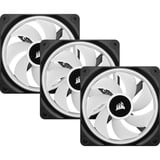 Corsair iCUE LINK QX120 RGB Starterskit case fans Zwart, 3 stuks, 120 x 120 x 25 mm, PWM
