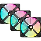 Corsair iCUE LINK QX120 RGB Starterskit case fans Zwart, 3 stuks, 120 x 120 x 25 mm, PWM