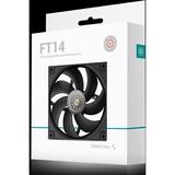 DeepCool FT14 case fan Zwart, 4-pins PWM fan-connector