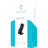 Just in Case Wireless Charger Stand 15 W         Zwart