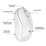 Logitech MK295 Silent Wireless Keyboard and Mouse Combo, desktopset Grijs, US-International