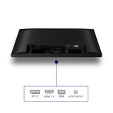 Philips 24B2N2200 23.8" monitor Zwart, HDMI, DisplayPort