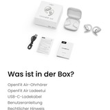Shokz OpenFit Air open-ear hoofdtelefoon Wit