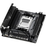 ASRock B650I Lightning WiFi socket AM5 moederbord Zwart, RAID, 2.5 Gb-LAN, Wi-Fi 6E, BT 5.2, Sound, Mini-ITX