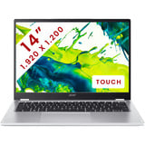 Acer Aspire Spin 14 (ASP14-51N-51S8) 14"  2-in-1 laptop Zilver | Core Ultra 5 115U | Intel Graphics | 16 GB | 512 GB SSD