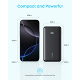 Anker Zolo Power Bank 22.5W powerbank Zwart, 20.000 mAh