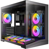 Antec CX M3 ARGB mini tower behuizing Zwart | 2x USB-A | 1x USB-C | RGB | Tempered Glass