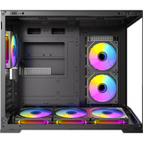 Antec CX M3 ARGB mini tower behuizing Zwart | 2x USB-A | 1x USB-C | RGB | Tempered Glass