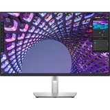 Dell Pro Plus P3223QE 32" 4K Ultra HD monitor Zwart/zilver, 1x DisplayPort, 1x HDMI, 1x USB-C, 4x USB-A, 1x RJ-45