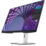Dell Pro Plus P3223QE 32" 4K Ultra HD monitor Zwart/zilver, 1x DisplayPort, 1x HDMI, 1x USB-C, 4x USB-A, 1x RJ-45