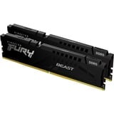 Kingston FURY Beast 16 GB DDR5-5200 (2x 8 GB) werkgeheugen Zwart, KF552C40BBK2-16, XMP 3.0