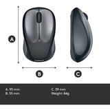 Logitech Wireless Mouse M235 Zwart/grijs, nano-ontvanger