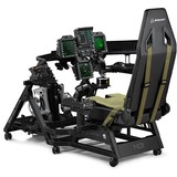 Next Level Racing Flight Seat Pro Boeing Military Edition simulatorset Zwart