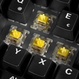 Sharkoon SKILLER SGK50 S4 Gen2 Wood PBT RGB mechanisch gaming toetsenbord Houtkleur, BE lay-out (AZERTY), Gateron G Pro 3.0 Yellow, 60%, Hot-swappable