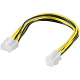 goobay Internes Stroomkabel 8-Pin -> 4-Pin adapter Zwart/geel