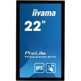 iiyama ProLite TF2234MC-B7X 22" Public Display Zwart, Touch, VGA, HDMI, DisplayPort