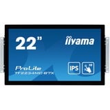 iiyama ProLite TF2234MC-B7X 22" Public Display Zwart, Touch, VGA, HDMI, DisplayPort