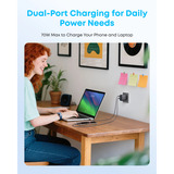 Anker Zolo wired charger 70W Zwart