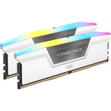 Corsair Vengeance RGB 32 GB DDR5-6000 (2x 16 GB) werkgeheugen Wit, CMH32GX5M2E6000Z36W, XMP 3.0