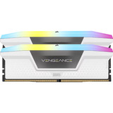 Corsair Vengeance RGB 32 GB DDR5-6000 (2x 16 GB) werkgeheugen Wit, CMH32GX5M2E6000Z36W, XMP 3.0