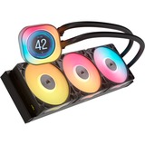 Corsair iCUE LINK TITAN 360 RX LCD RGB waterkoeling Zwart, 4-pins PWM fan-connector