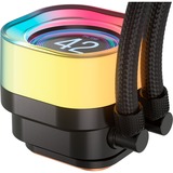 Corsair iCUE LINK TITAN 360 RX LCD RGB waterkoeling Zwart, 4-pins PWM fan-connector