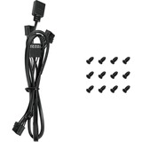 DeepCool FL12 RGB case fans Zwart, 3 stuks, 120 x 120 x 25 mm, PWM