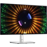 Dell UltraSharp U2424H 23.8" monitor Zilver/zwart, HDMI, 2x DisplayPort, USB-A, 2x USB-C, 120 Hz