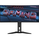 GIGABYTE MO34WQC2 OLED 34" Curved UltraWide gaming monitor Zwart, 2x HDMI, DisplayPort, 2x USB-A, USB-B, USB-C, 240 Hz