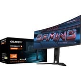 GIGABYTE MO34WQC2 OLED 34" Curved gaming monitor 2x HDMI, DisplayPort, 2x USB-A, USB-B, USB-C, KVM, 240 Hz